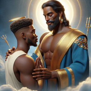 Create a 3D realistic artwork featuring the phrase 'Jesus Saves'...