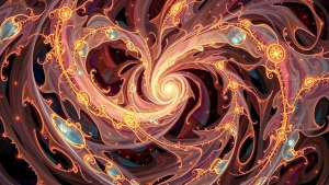 An otherworldly emotion of boundless wonder, a fusion of glowing...