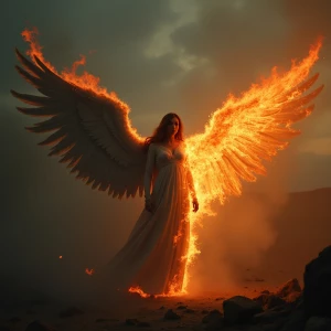 No angel will save what’s already burning.