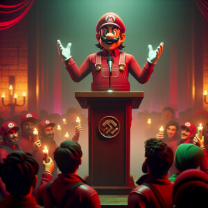 Mario as a cult leader