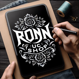 Сделай красивую стильную надпись RONIN UC SHOP
