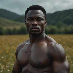He was fullynaike and definitely showing off his bulge