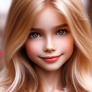 Beautiful blonde girl