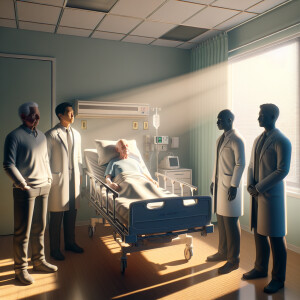 The sterile scent of antiseptic hung heavily in the small hospit...