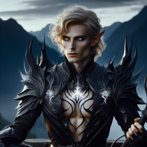 Caranthir-Ar-Fieniel from the Witcher uses magic to alter the st...