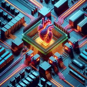 Computer system opertation. Computer heart