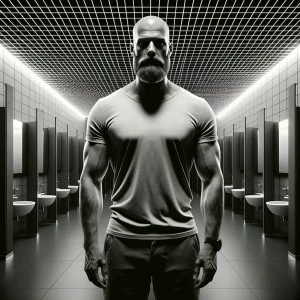 … and I walk in to the bathroom and what I saw got me speechless...