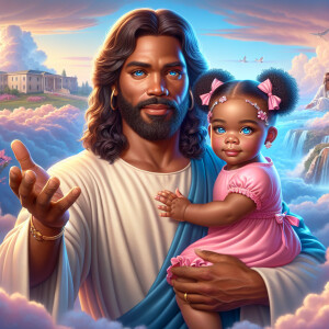 Create a 3D realistic artwork featuring the phrase 'Jesus Saves'...