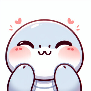 Snake with a bright smile, his eyes were slightly closed, and hi...