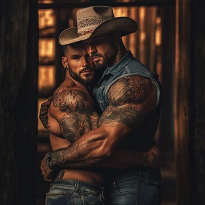 The image depicts a striking scene that combines elements of a c...