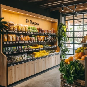 a front page image for a organic healthy store
