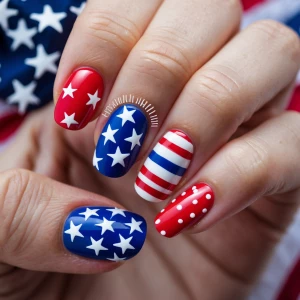 fourth of july nails
