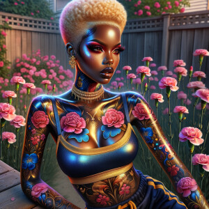 Prompt:
Full image view ultra realistic psychedelic airbrush gl...