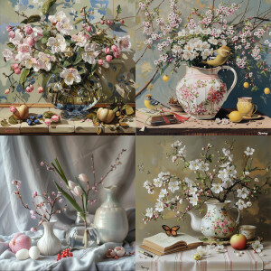Decorative still life "Spring"