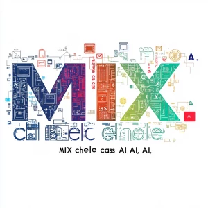 Generate an image featuring the words "MIX," "chele," "cass," an...