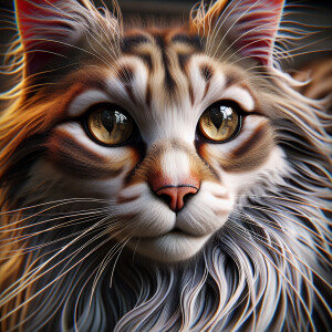 Photorealistic cat