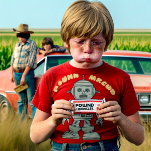 It’s 1974 in Nebraska. A 10-year-old boy with freckles, wearing...