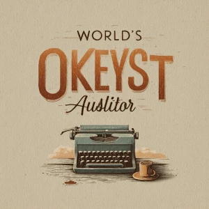 Minimalist vintage-style illustration, bold serif text reading "...