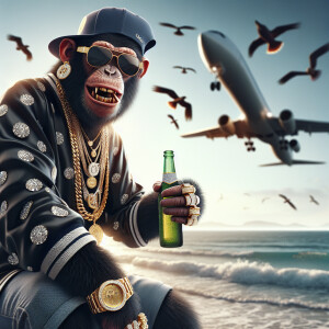 🍎🍏Tatémika

Prompt: Hyperrealistic image of a cheerful chimpan...