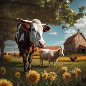 Barnyard, intricate, highly detailed, smooth, sharp focus, cinem...