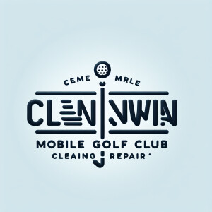 A logo for a company called Clean Swing Mobile Golf Club Cleanin...