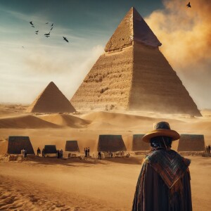 Extraterrestrial beings orchestrating the construction of the Gr...