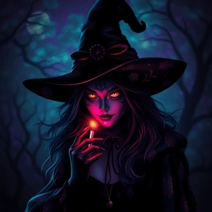 With eyes glowing in the night, my soul's as dark as my palette....