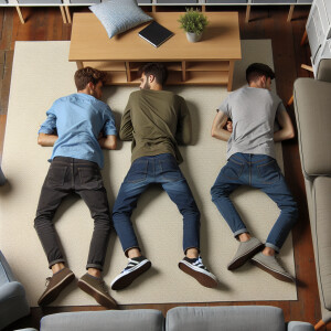 three white male youth arrested laying face down on the ground i...