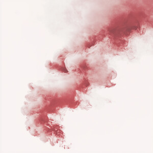 Create an ink cloud image with dusty rose,