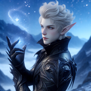 Caranthir-Ar-Fieniel from the Witcher uses magic to alter the st...