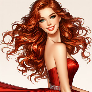 Actress Christina Hendricks, elegant