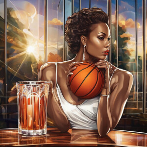 Slam dunk glass deco version