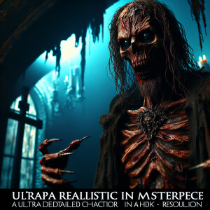 🖕💀🖕, horror core,  ultra-detailed character, ultra-realistic,...