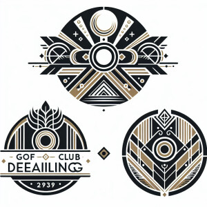 Design three luxurious and sleek logos for Clean Swing, a high-e...