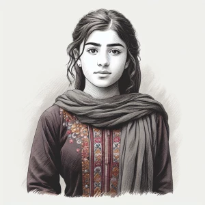 short afghan girl with thick thighs