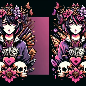 Dead Hearts & Butterflies
Anime logo
Extremeley detailed masterf...