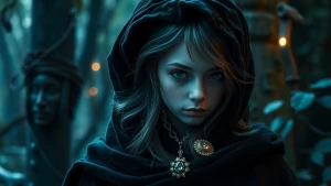 In the depths of an enchanted forest, a darkwave-driven elysian...