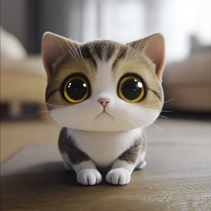 generate cute cat please,The image should be based on the main c...