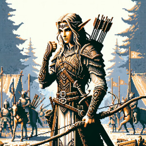 Elf going to war