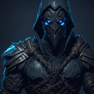 Prompt: Design a black African ninja style superhero character w...