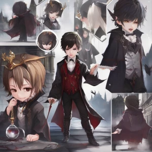 create a vampire kid