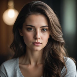 Portrait of a stunning 25-year old North American female.