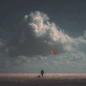A moving kite