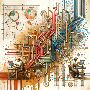 The golden ratio, Minimalist art Circuit, boards, circuitry, dia...