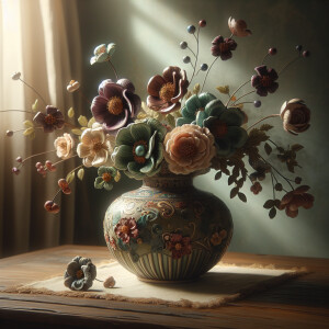 Ваза с цветами