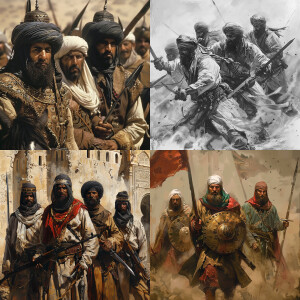 Islamic warriors, old times