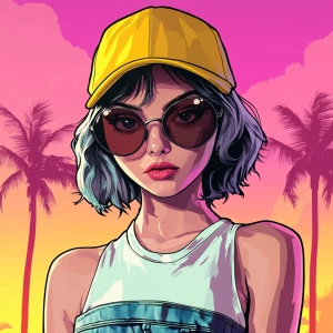 young, rebellious gta-style character. The character should have...