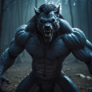 Lycans muscleneike showin
off