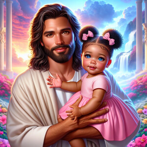 Create a 3D realistic artwork featuring the phrase 'Jesus Saves'...