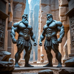 Twin Titans of the Antiquity Sanctuary
   “In a timeless sanctua...